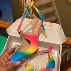 Multi Patent Rainbow Heel